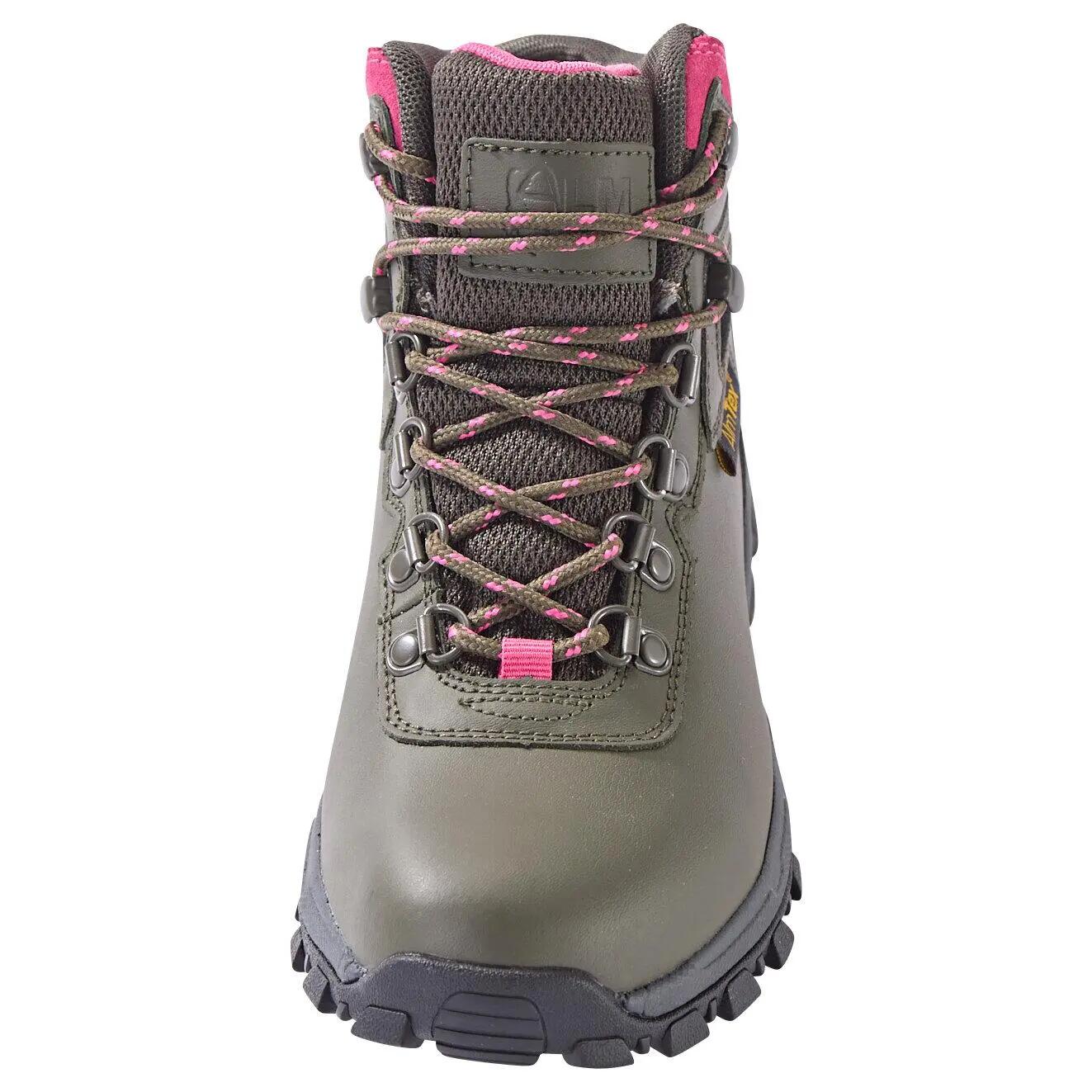 Damen - Outdoorboots - wasserdicht, atmungsaktiv - Alba ATX - Oliv/Pink 3/4