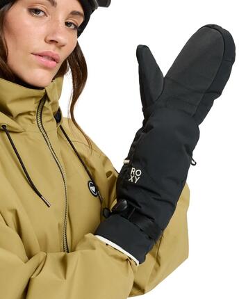 Tech-Fäustlinge ROXY JETTY SOLID Schwarz Damen
