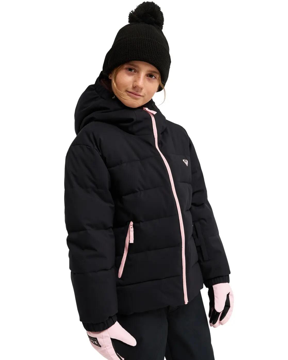 Funktionelle Snow-Jacke SNOWYHILL PUFFY Schwarz Mädchen 4/7