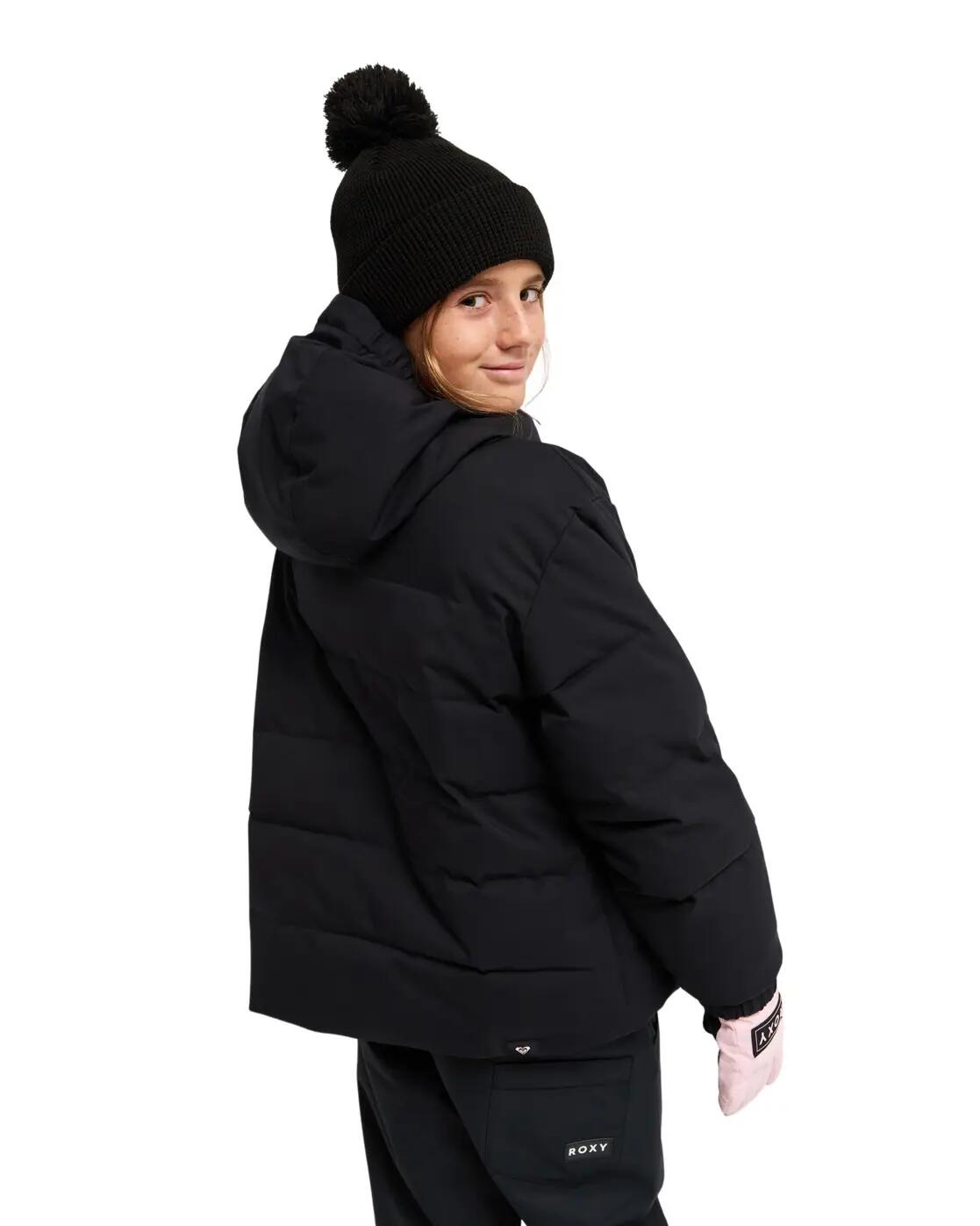Funktionelle Snow-Jacke SNOWYHILL PUFFY Schwarz Mädchen 2/7