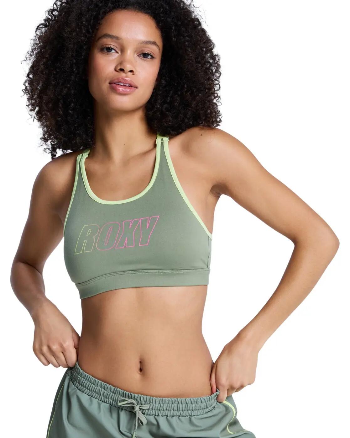 Brassière de sport Everyday Flow Vert Femme 1/4