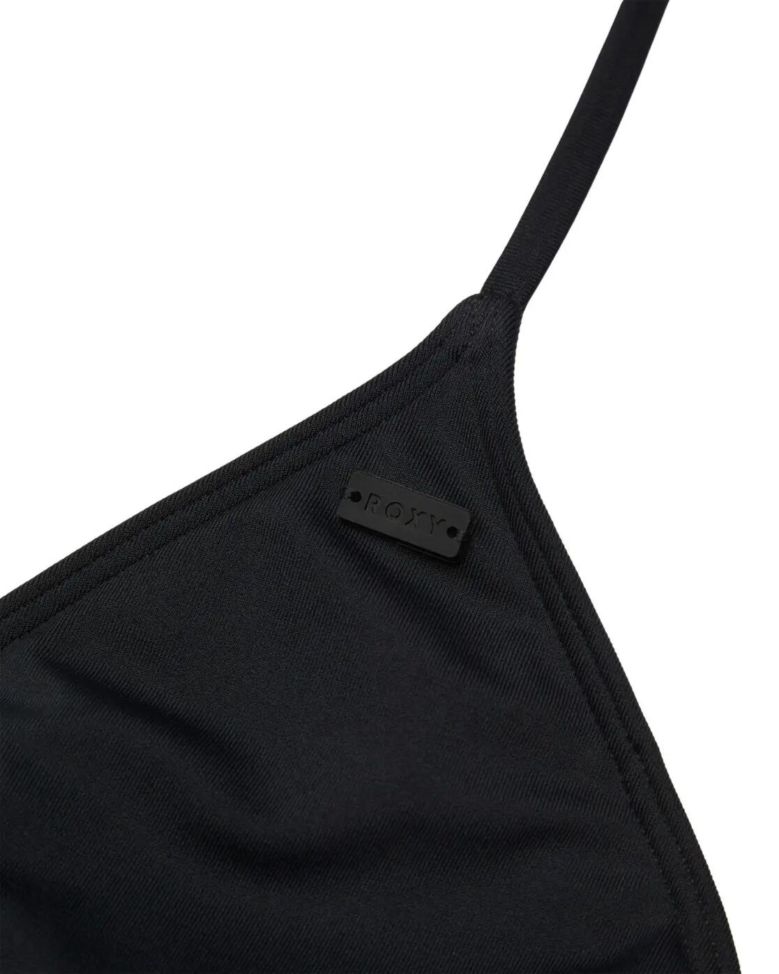 Haut de maillot de bain Triangle Beach Classics Tiki Tri Noir Femme 3/4