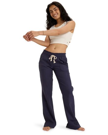 Pantalon évasé Oceanside Bleu Femme