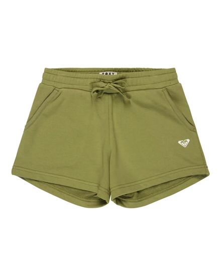 Short en molleton Surf Feeling Terry Vert Fille