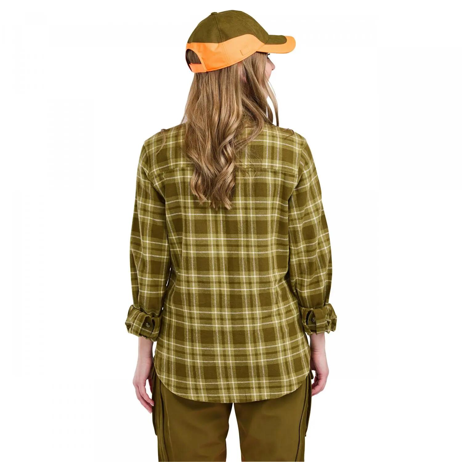 Damen - Outdoorhemd - Baumwolle - Felicia - oliv 5/5