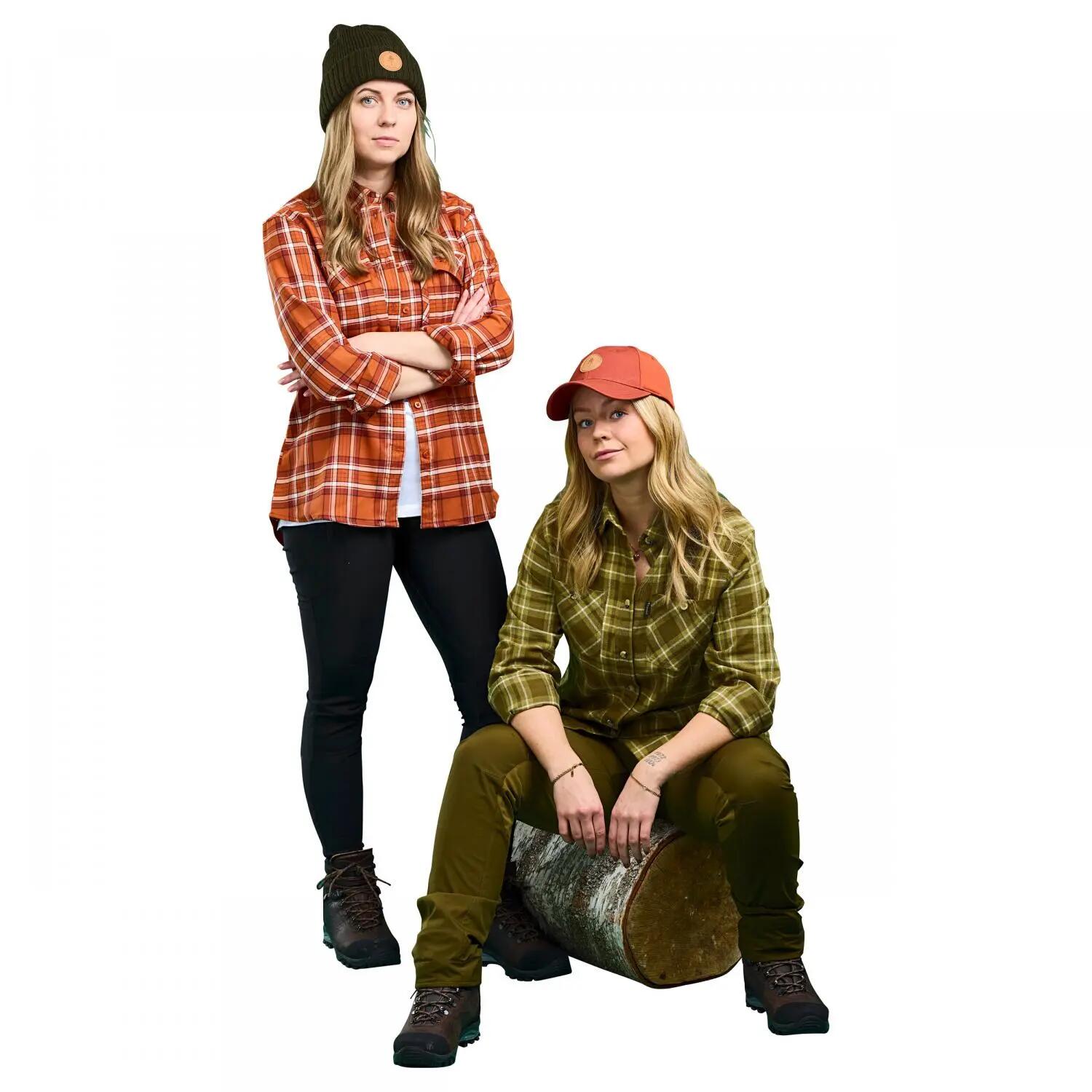 Damen - Outdoorhemd - Baumwolle - Felicia - oliv 2/5