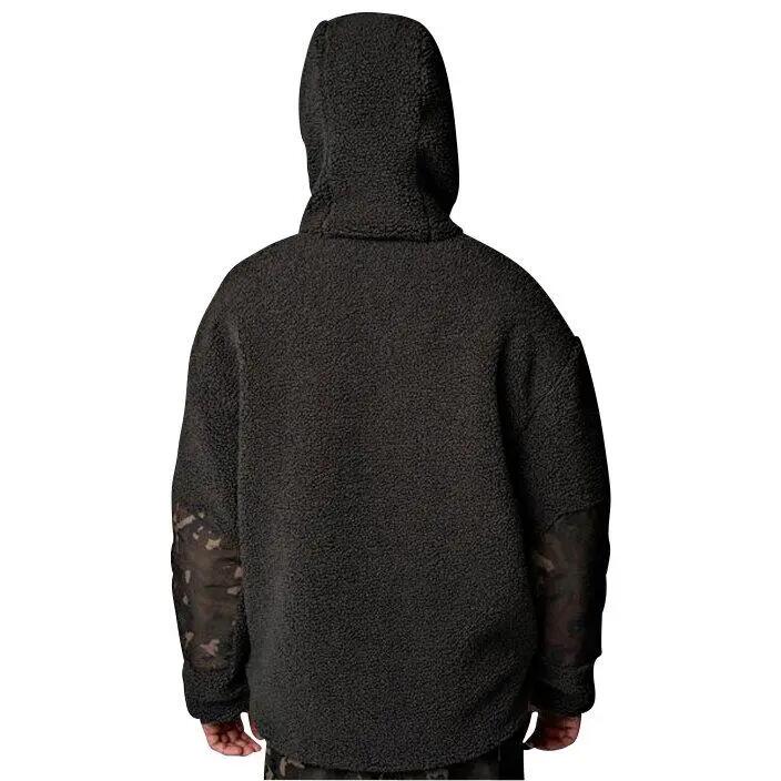Herren - Hoody - Sherpa-Fleece, wasserabweisend - Braun/Camouflage 2/2