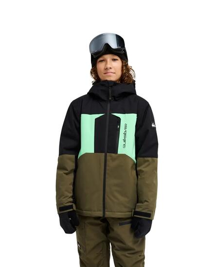 Veste de snow technique DAWSON 10K Vert Garçon