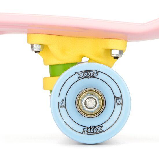 Xootz Retro Plastic Complete Cruiser Skateboard, 22" - Pastel Pink 3/3