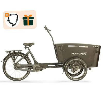 Carry 3 bafang max - elektrische bakfiets - 20 inch - 250w - middenmotor - zwart