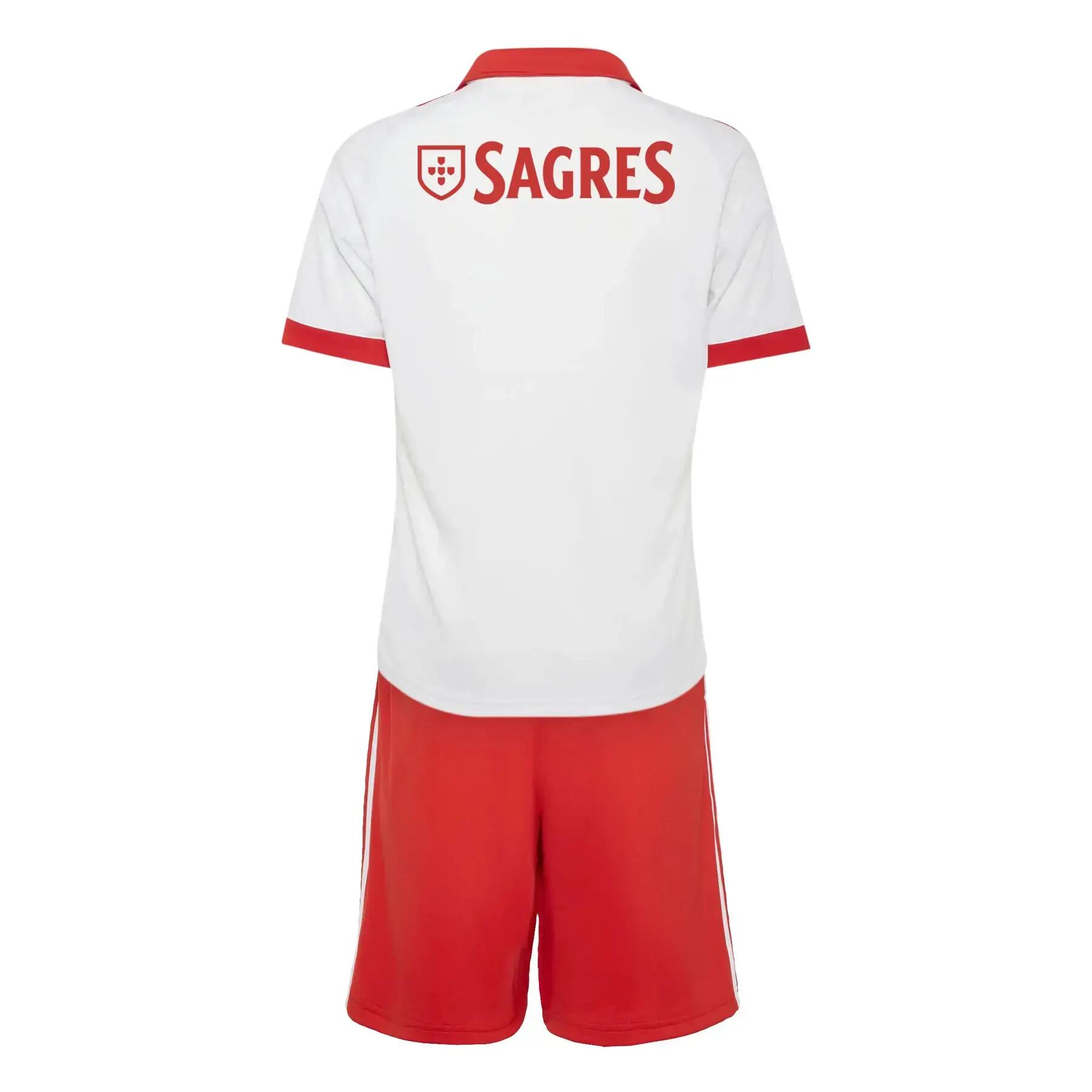 Kinder - Fußballset - Benfica - weiß-rot 4/7