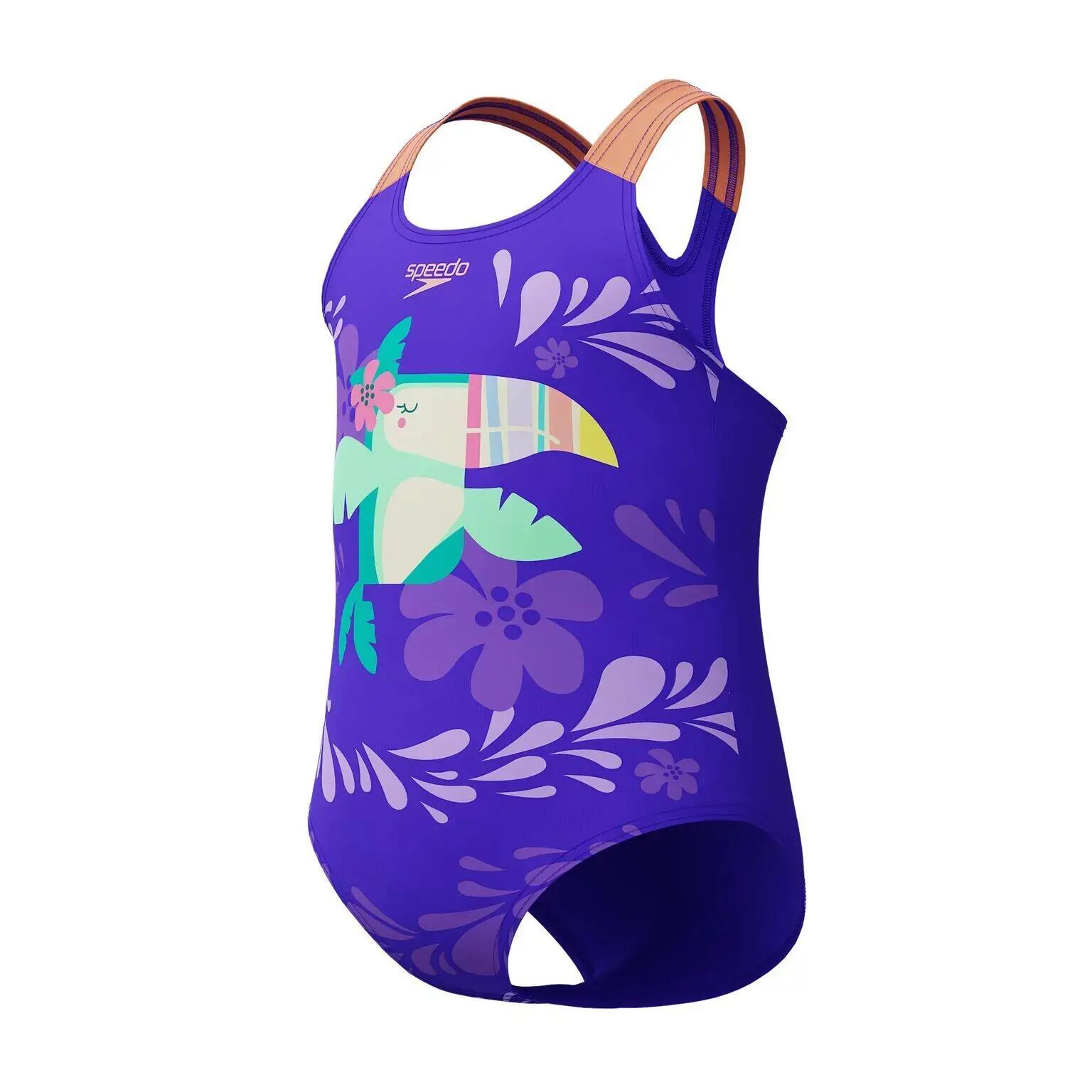 Dívčí jednodílné plavky pro miminka Speedo Placem Print 4/4