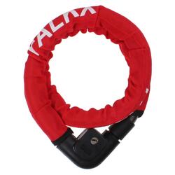 Falkx verrou de chaîne Cobra 22 x 1000 mm acier/nylon rouge