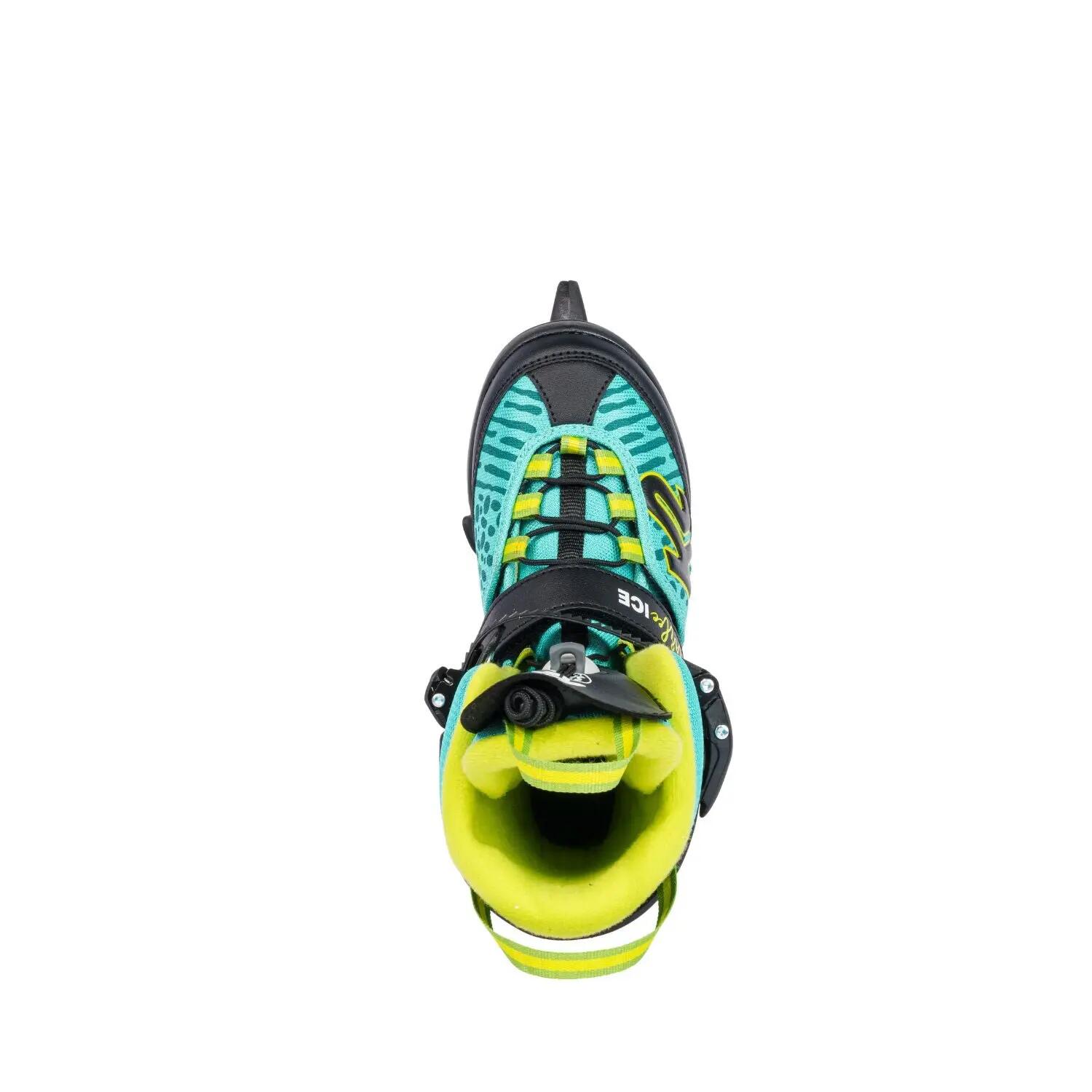 Patins a gelo K2 Marlee Ice Turquesa/Amarelo 2/2