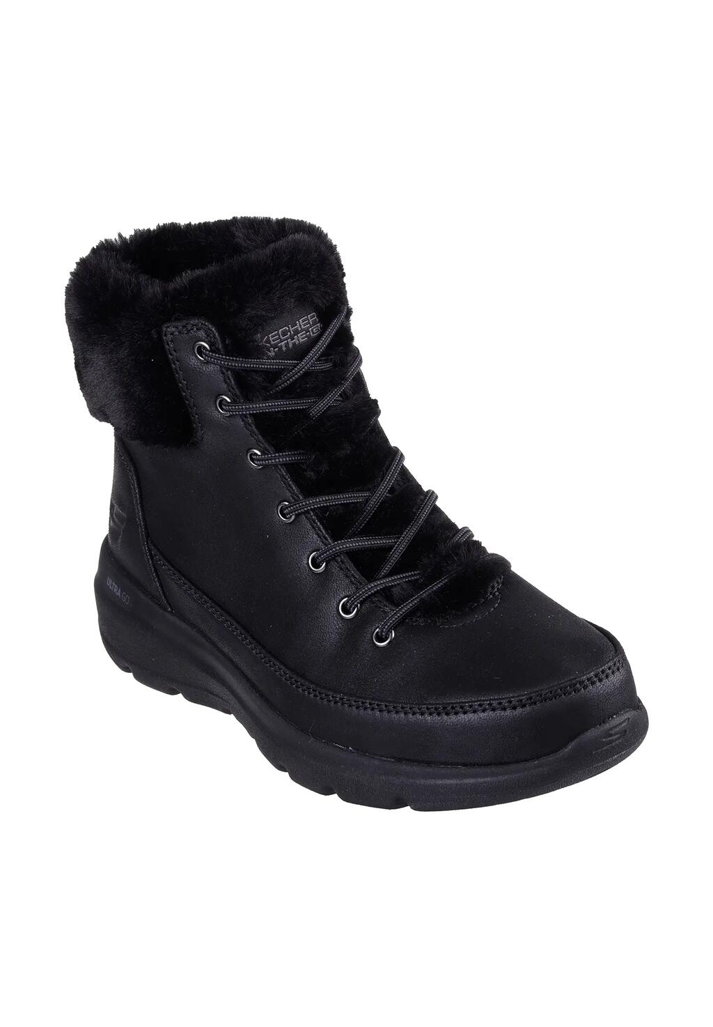 Ботуши Skechers Glacial Ultra - Wonderland, Черен, Жени