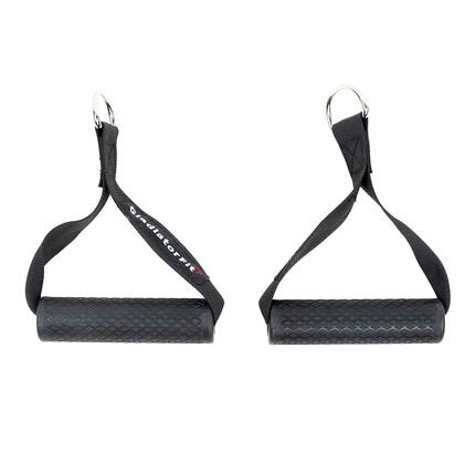 Poignées de tirage rembourrées en caoutchouc GladiatorFit (lot de 2)