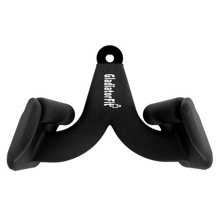 Poignée neutre ergonomique en acier pour tirage à la poulie GladiatorFit