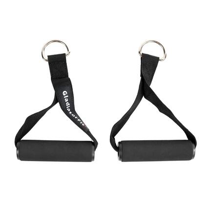 Poignées de tirage rembourrées en mousse GladiatorFit (lot de 2)