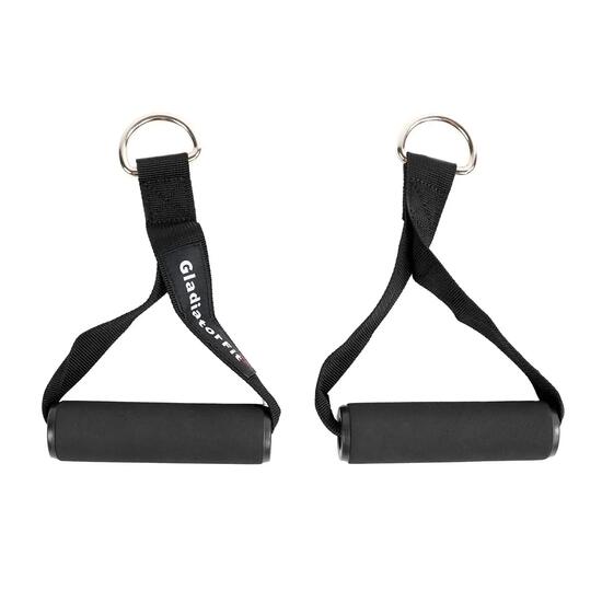 Poignées de tirage rembourrées en mousse GladiatorFit (lot de 2)
