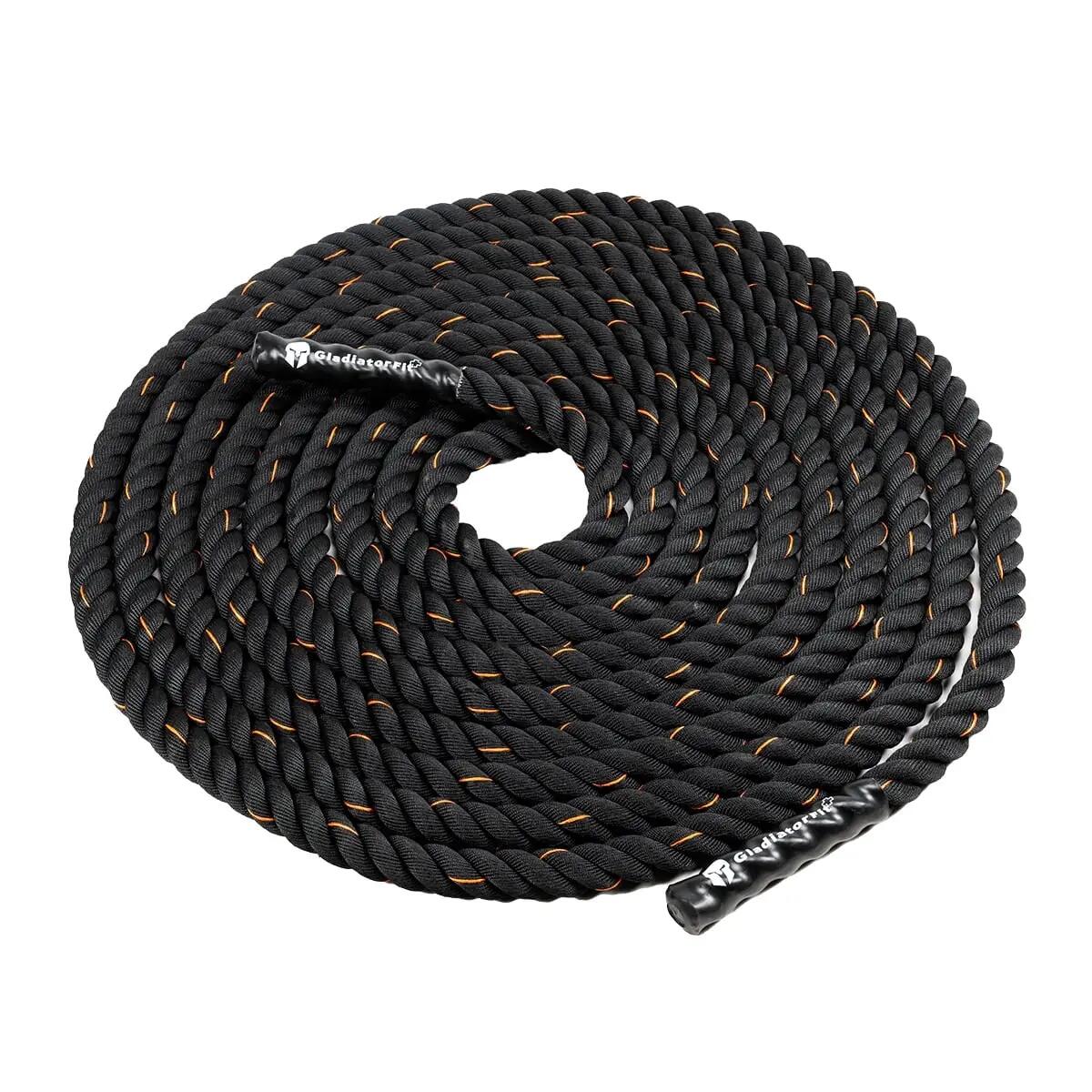 Corde de combat "Battle Rope" ondulatoire en polyester 15m GladiatorFit 5/5