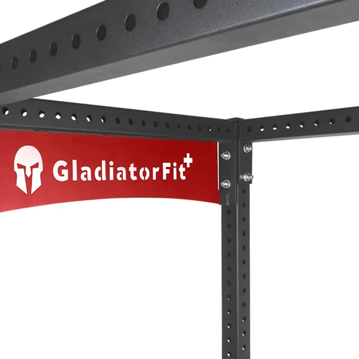 GladiatorFit self-supporting steel cross-training station rack / cage 3/5