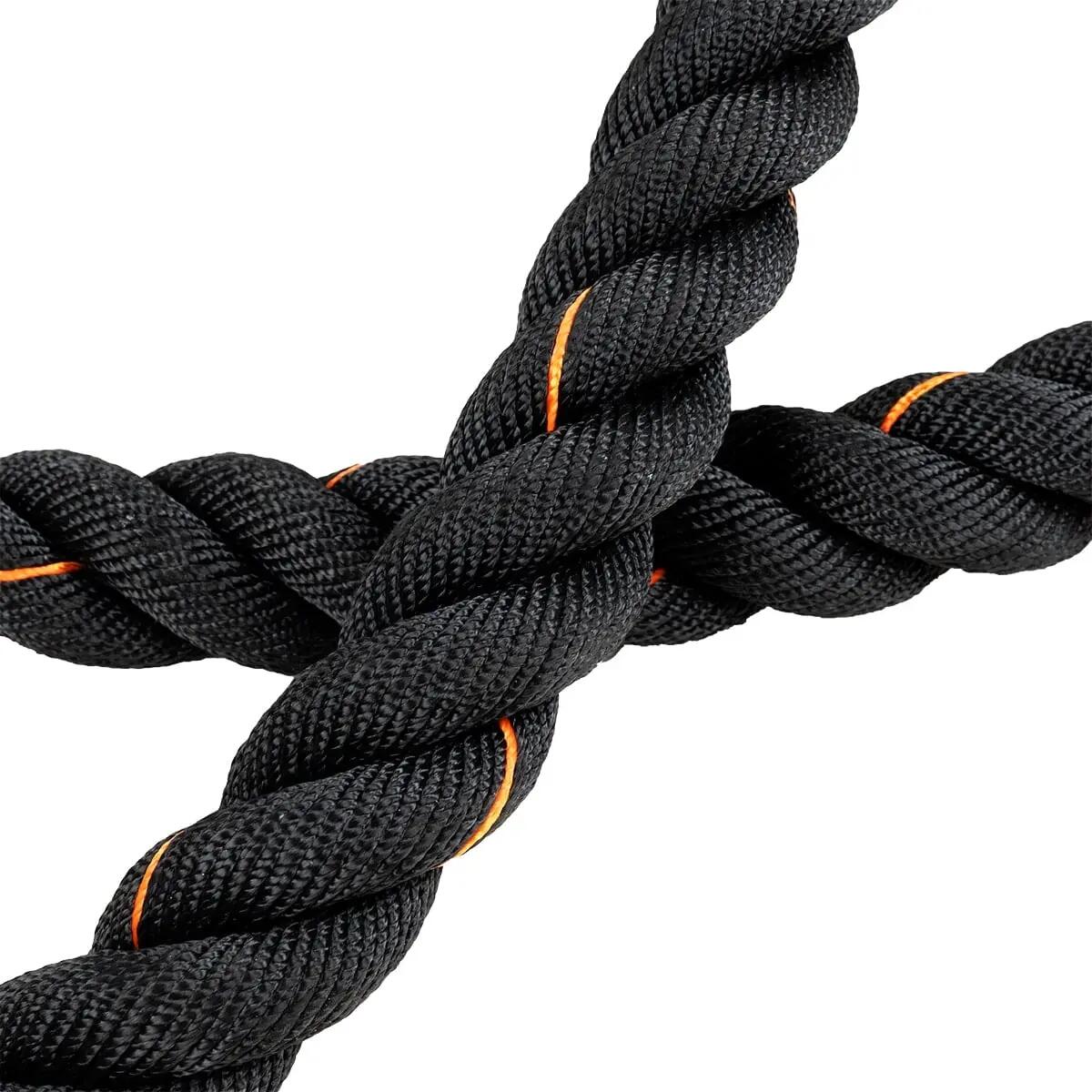 Corde de combat "Battle Rope" ondulatoire en polyester 15m GladiatorFit 4/5