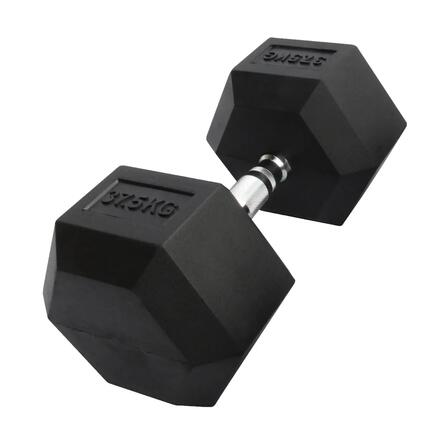 Hex Dumbbell in rubber GladiatorFit