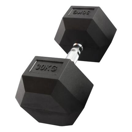 Hex Dumbbell in rubber GladiatorFit