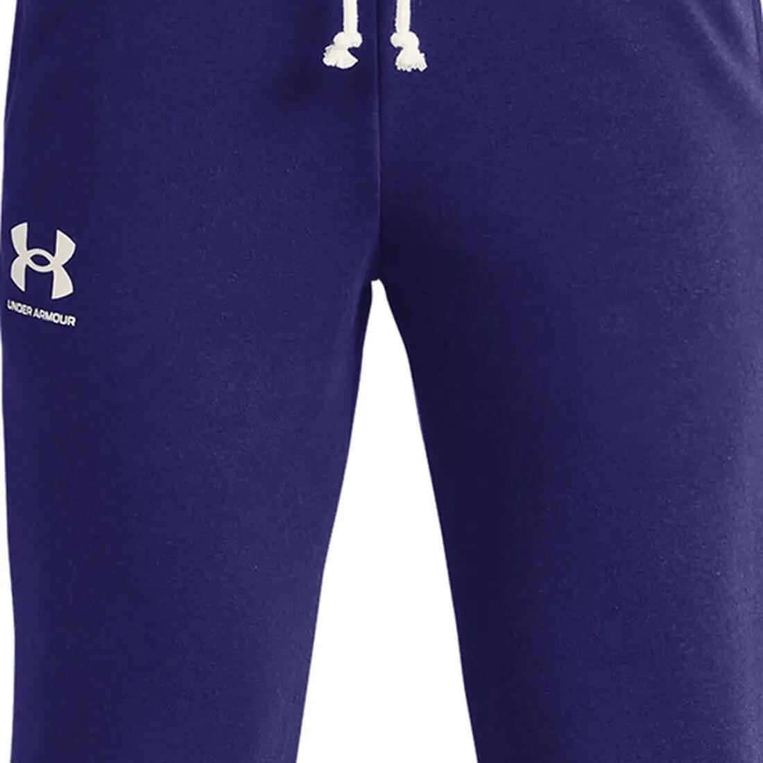 Tute da ragazzo Under Armour Rival Terry Jogger Blu 4/4