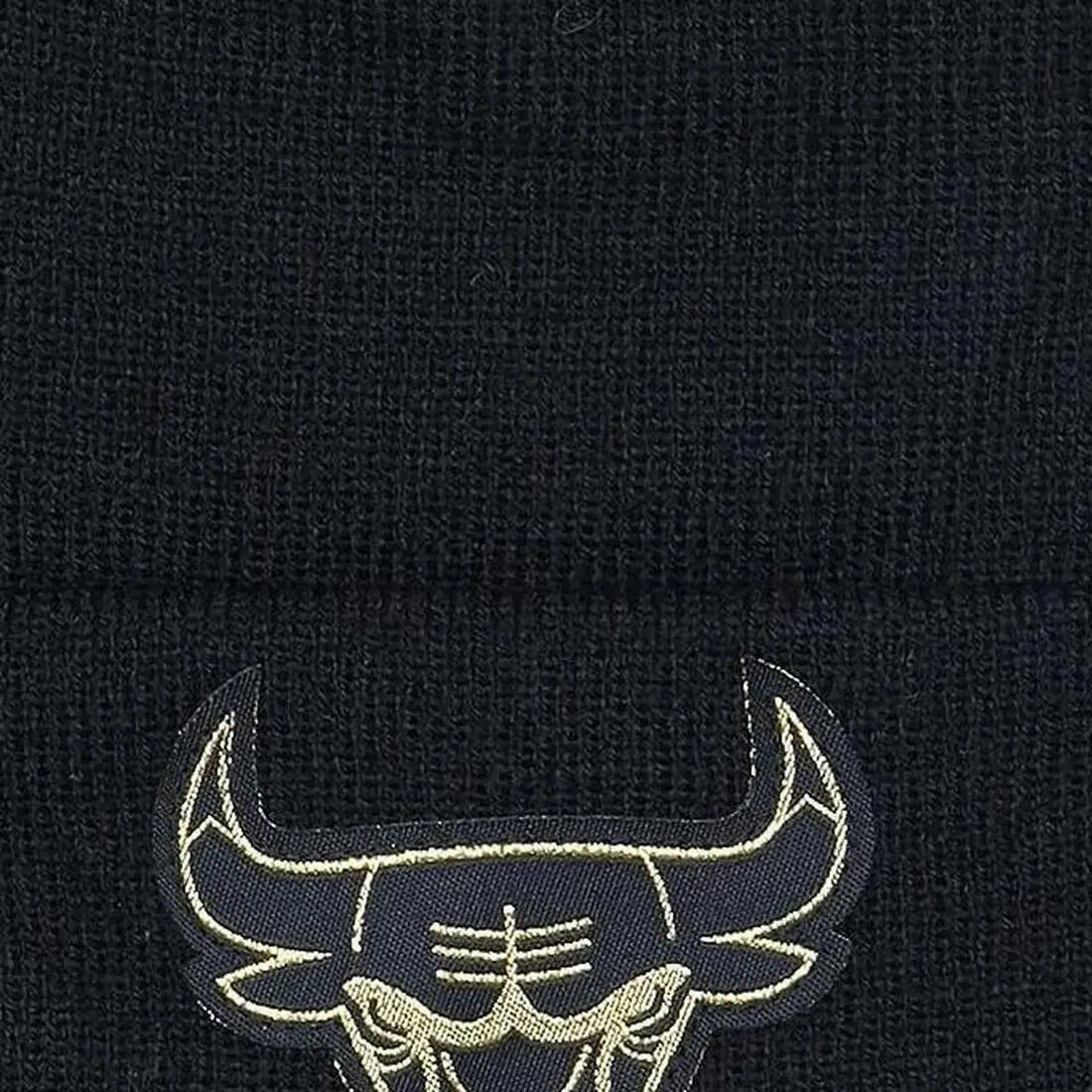 Haricot New Era Metallic Badge Beanie, Noir, Unisexe 3/4