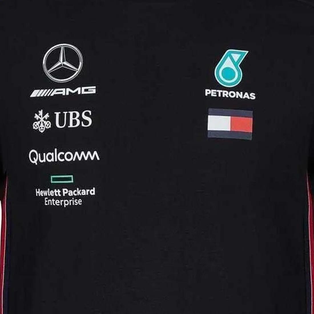 T-shirt Mercedes Jr Mapm Rp Driver T-shirt, Black, Kids 4/4