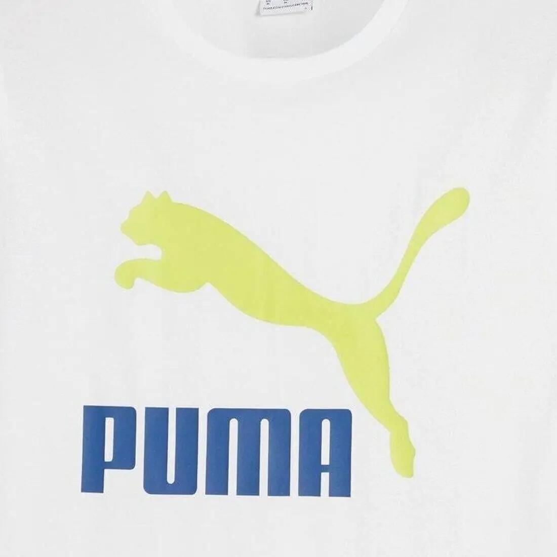 T-shirt Puma Classics Logo Tee S, Wit, Mannen 4/4