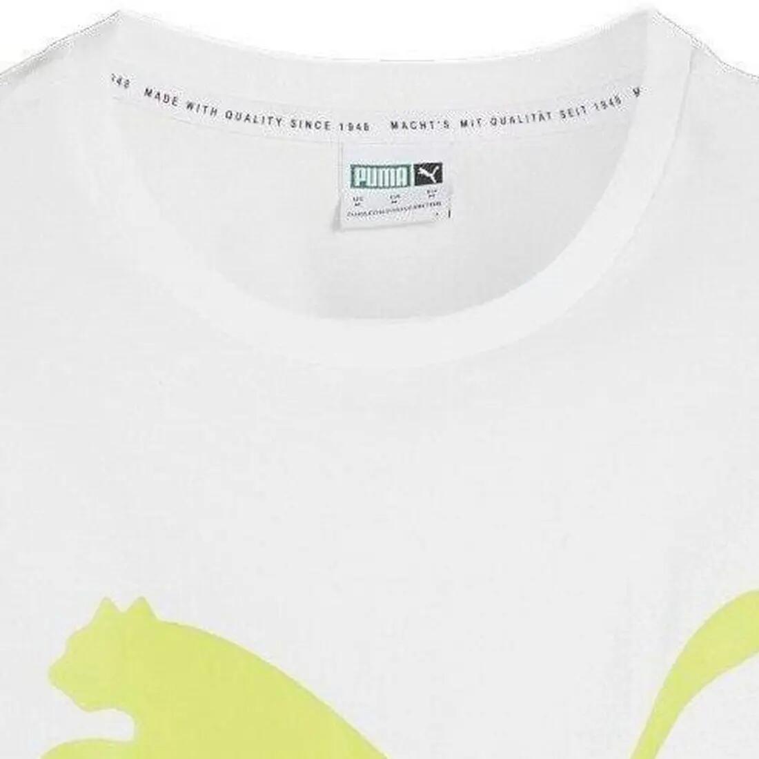 T-shirt Puma Classics Logo Tee S, Wit, Mannen 3/4