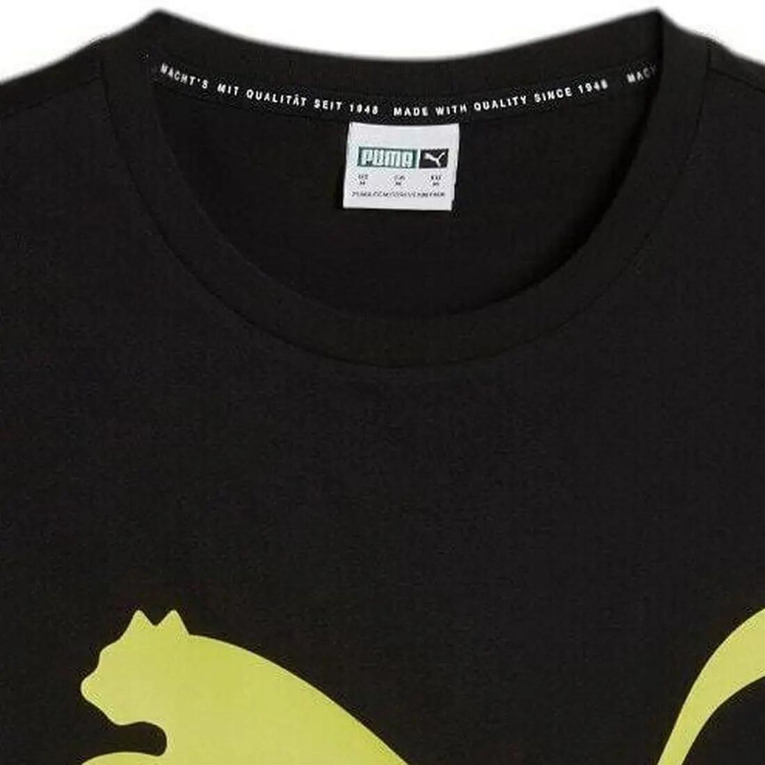 T-shirt Puma Classics Logo Tee S, Zwart, Mannen 3/4