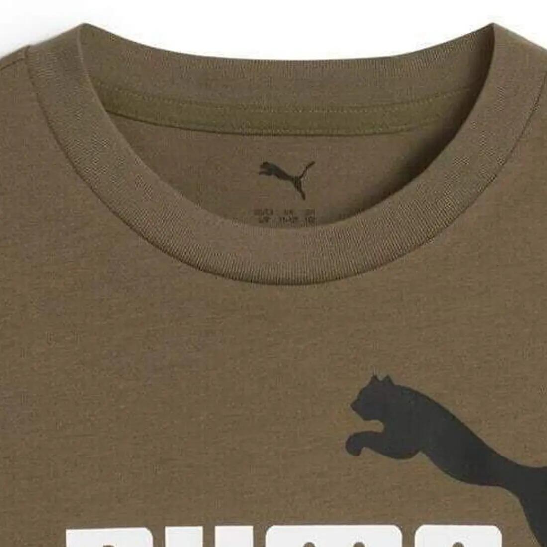 Childrens/Kids Essential Logo TShirt (Green) 3/4