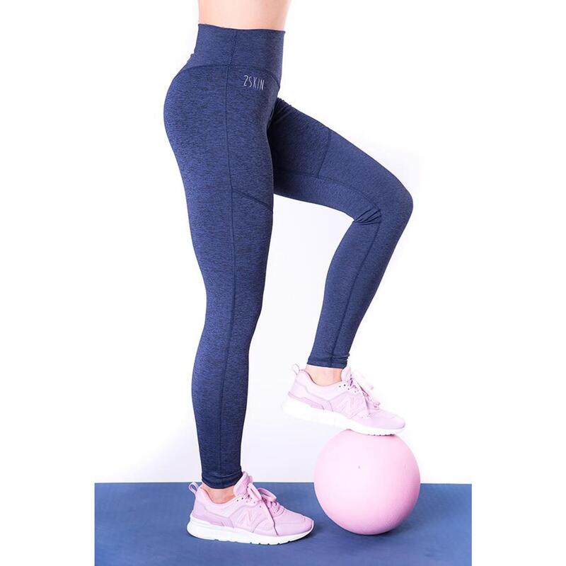 Granatowe legginsy sportowe kształtujące pośladki damskie 2skin JUST NAVY