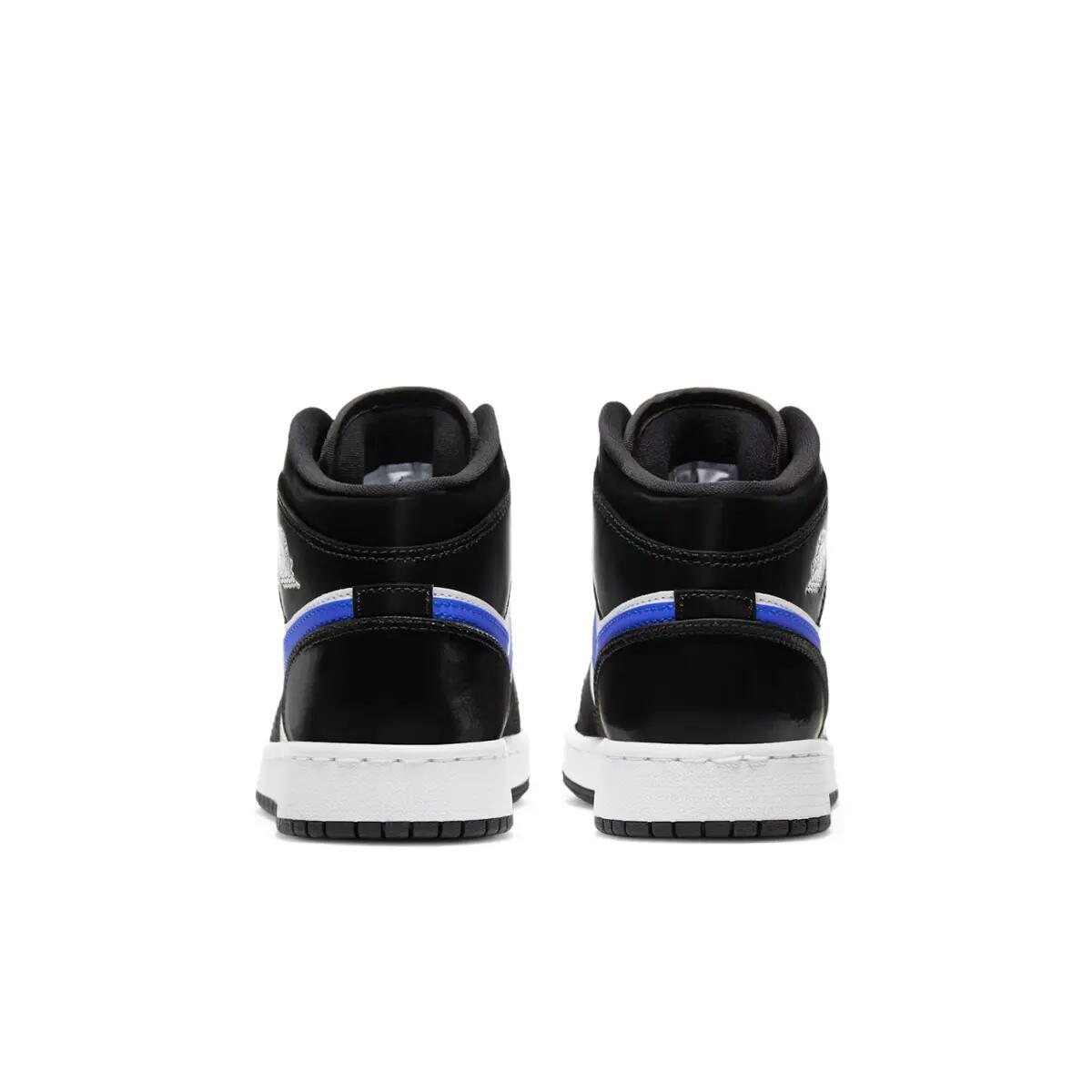 Schoenen  1 Mid Black Racer Blue White 6/6