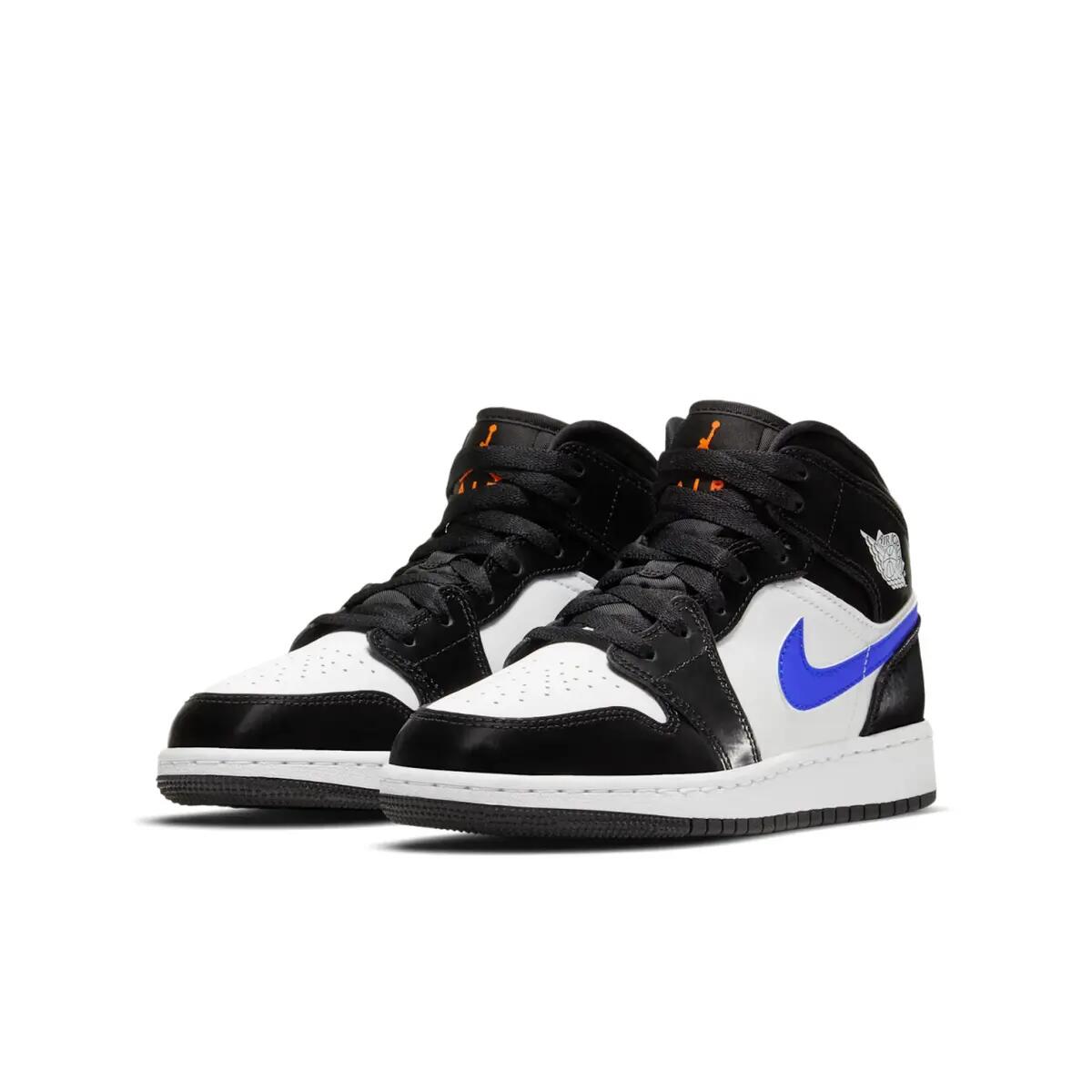 Schoenen  1 Mid Black Racer Blue White 5/6