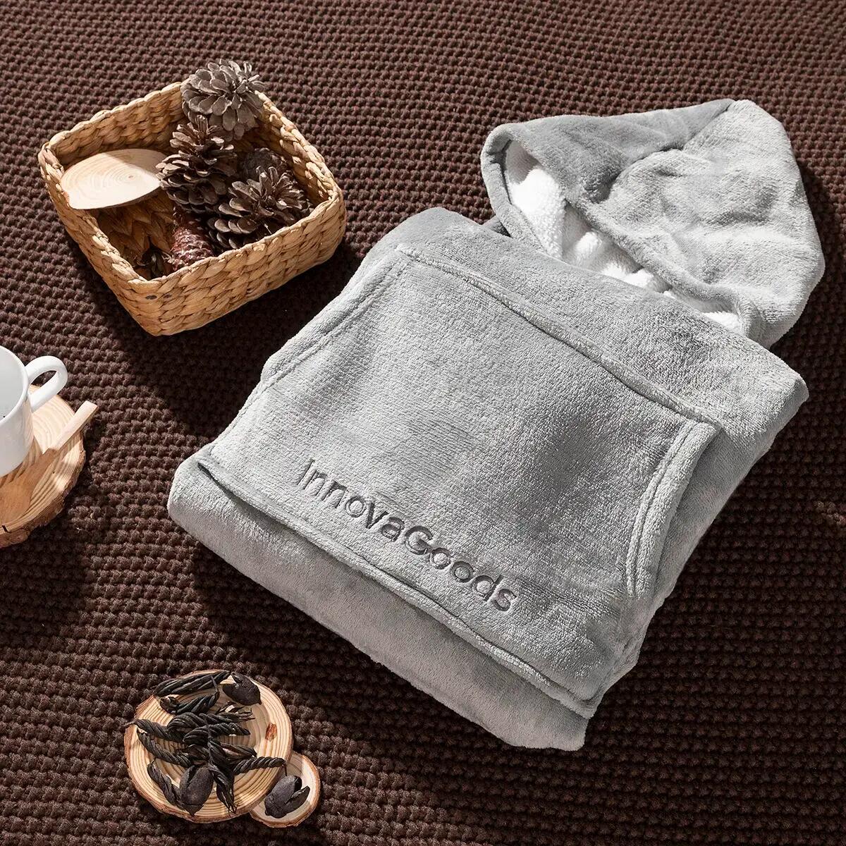 Oversize-Sweatshirt-Bademantel aus Fleece InnovaGoods Swug 1/7