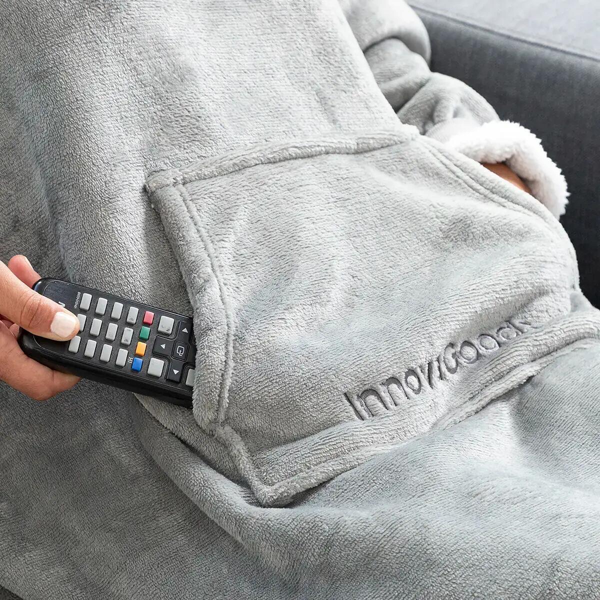Oversize-Sweatshirt-Bademantel aus Fleece InnovaGoods Swug 7/7