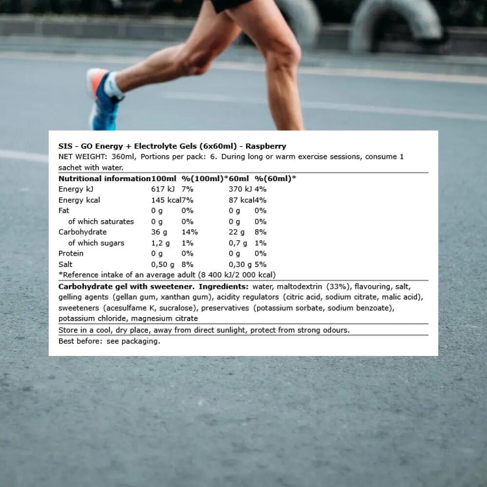 Go Isotonic Energy Gel Electrolyte 3/3
