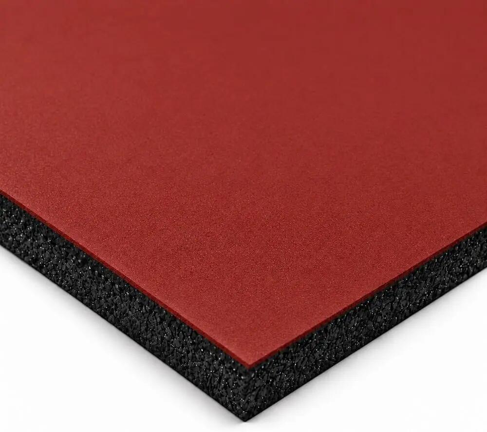 ARQUICAUCHO Loseta de Caucho para Gimnasio 1x1m x 40mm Rojo 6/11