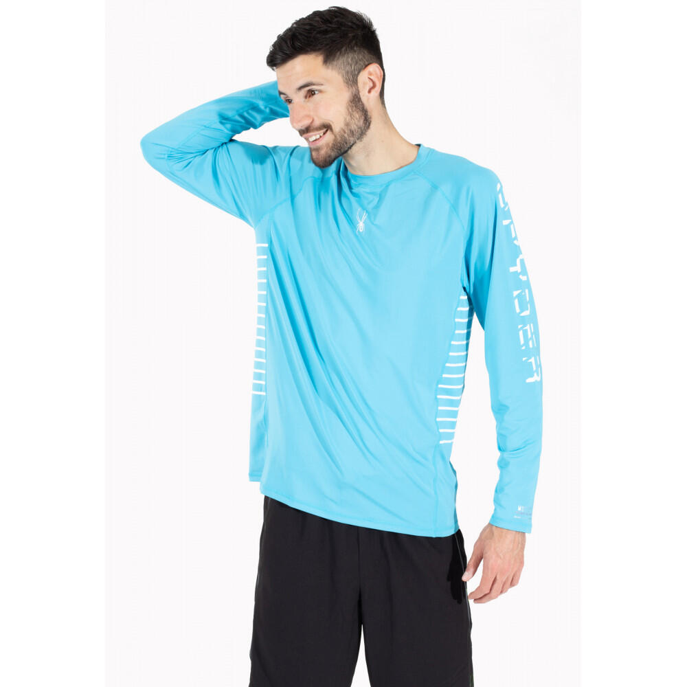 SPYDER T-Shirt mit Logo am Ärmel