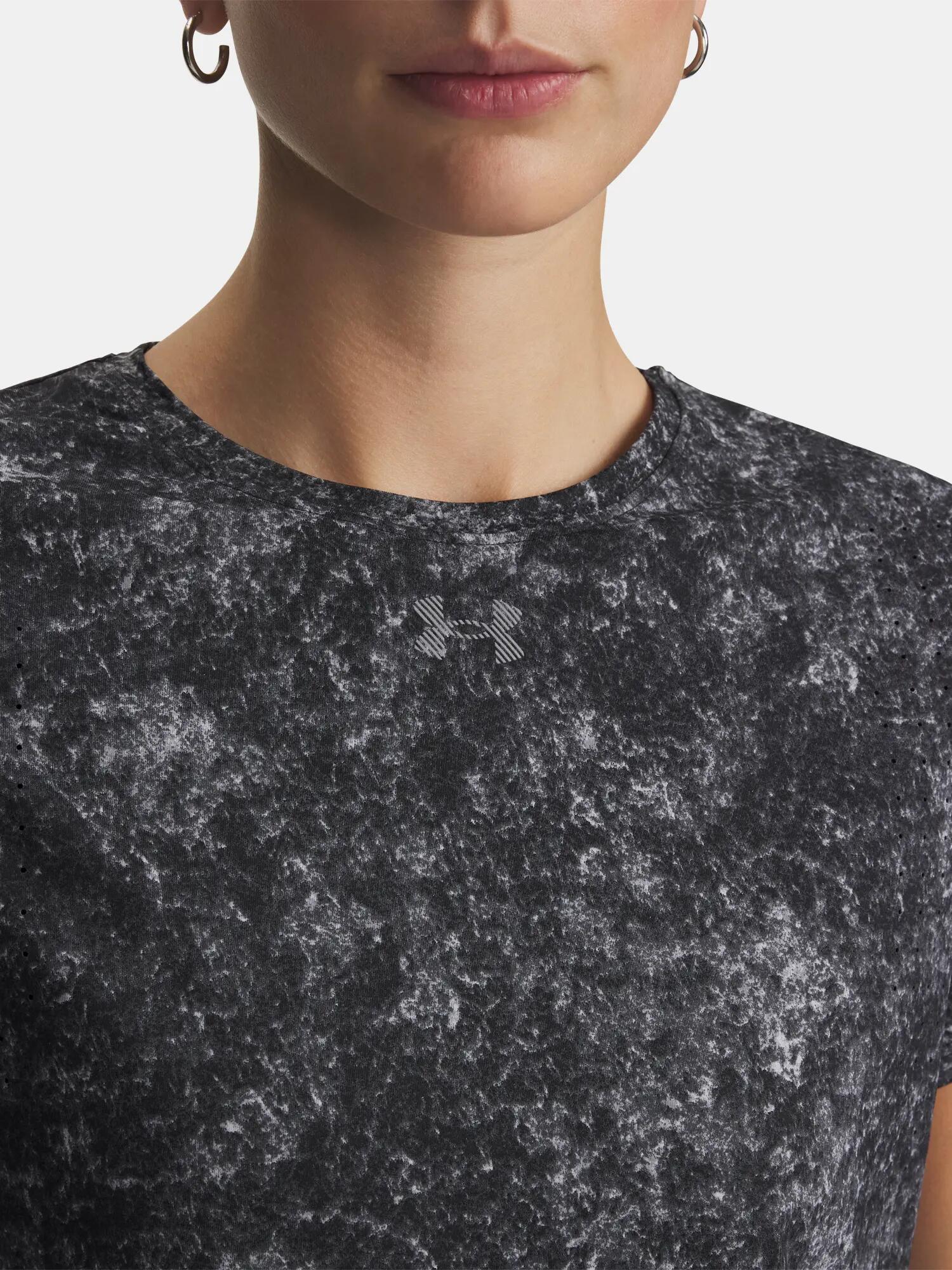 Női Under Armour UA Velociti Pro Print SS-BLK póló 3/3