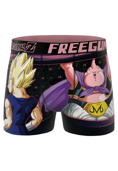 FREEGUN Shorts de boxe Fat Buu Dragon Ball Z, rose, coupe standard, taille XL