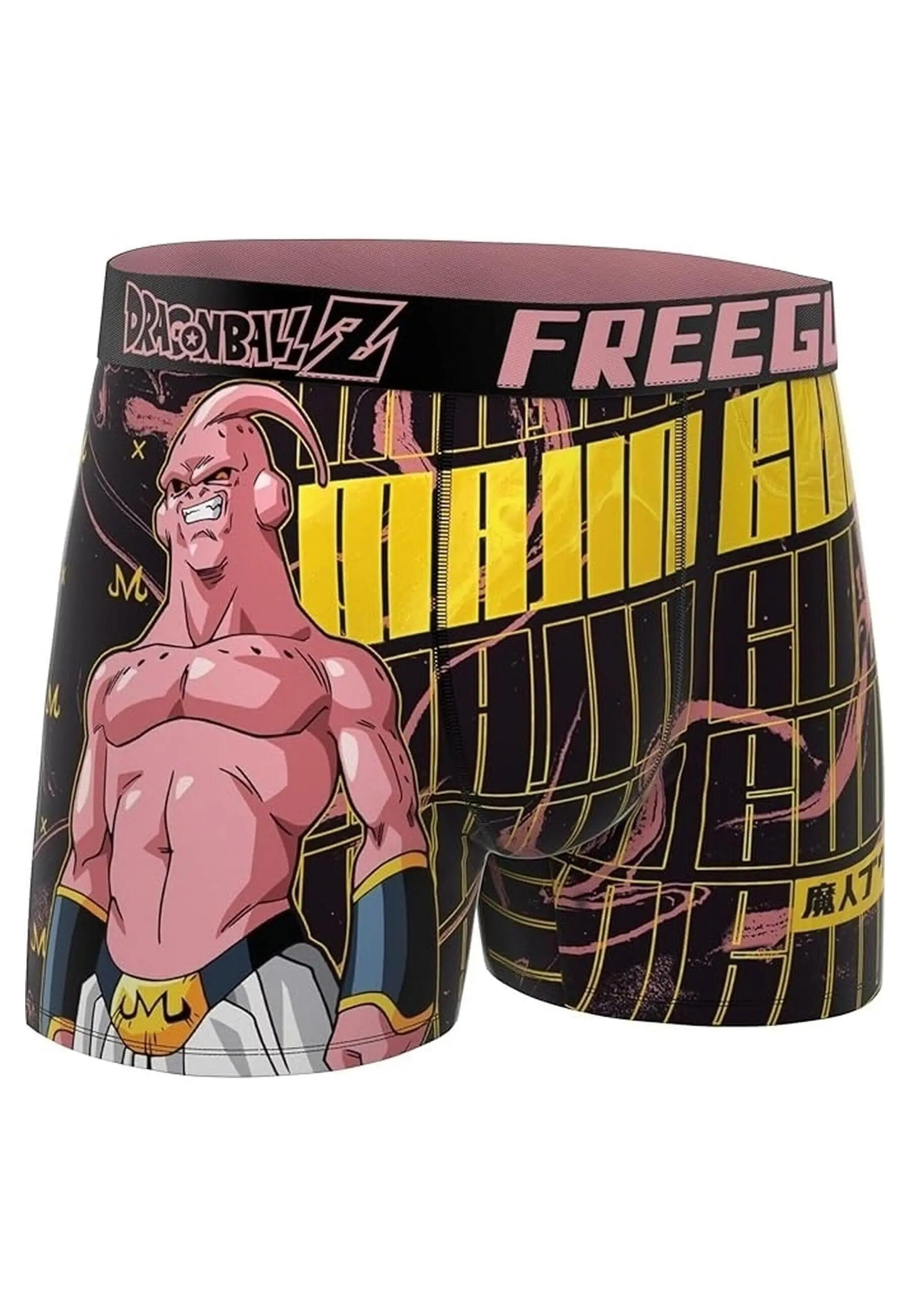 FREEGUN caleçon boxer homme Majin Buu Dragon Ball Z noir, taille S 4/4