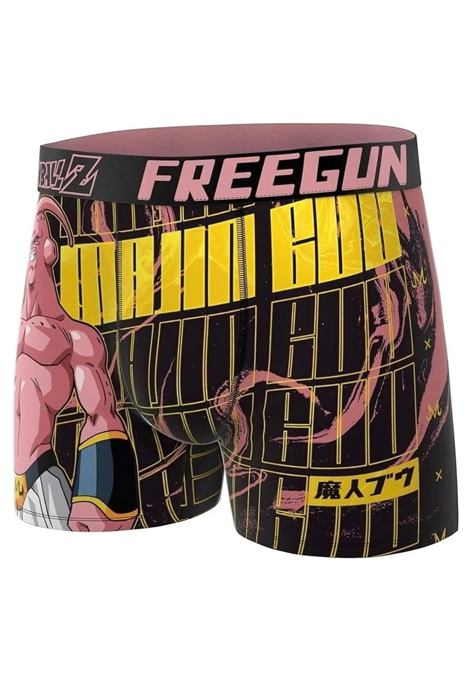 FREEGUN caleçon boxer homme Majin Buu Dragon Ball Z noir, taille S 3/4