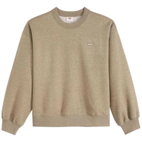 Sweat Levi'S modèle Everyday Crewneck "Taupe Gray Heather" pour femmes