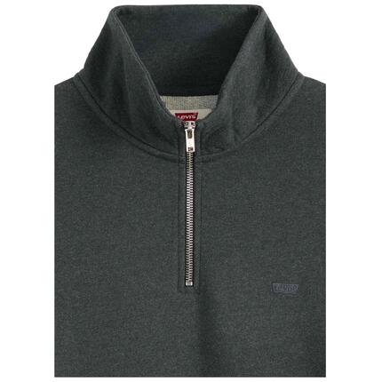 Sweat Levi'S modèle Original Housemark Quarter-Zip "Obscidian Heather pour homme