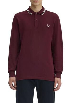 Polo à manches longues Fred Perry modèle M3636 "Burdeos" pour homme